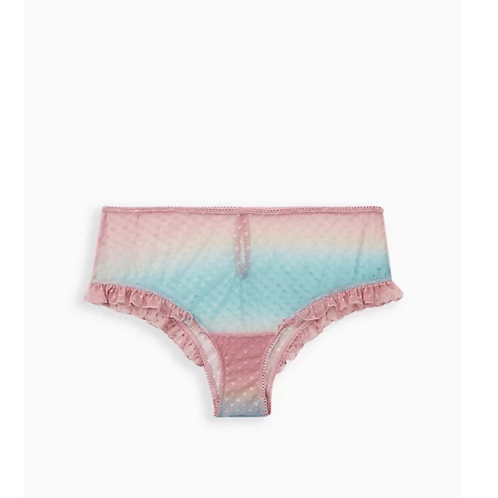 Torrid Gradient Ruffle Trim Bralette Set - Picture 3 of 5